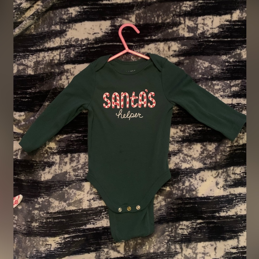 Jumping bean Christmas onesie